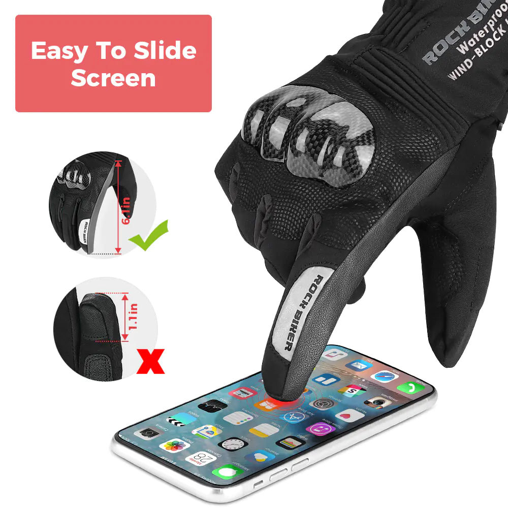 Motorcycle Touchscreen Riding Gloves (All-Season)