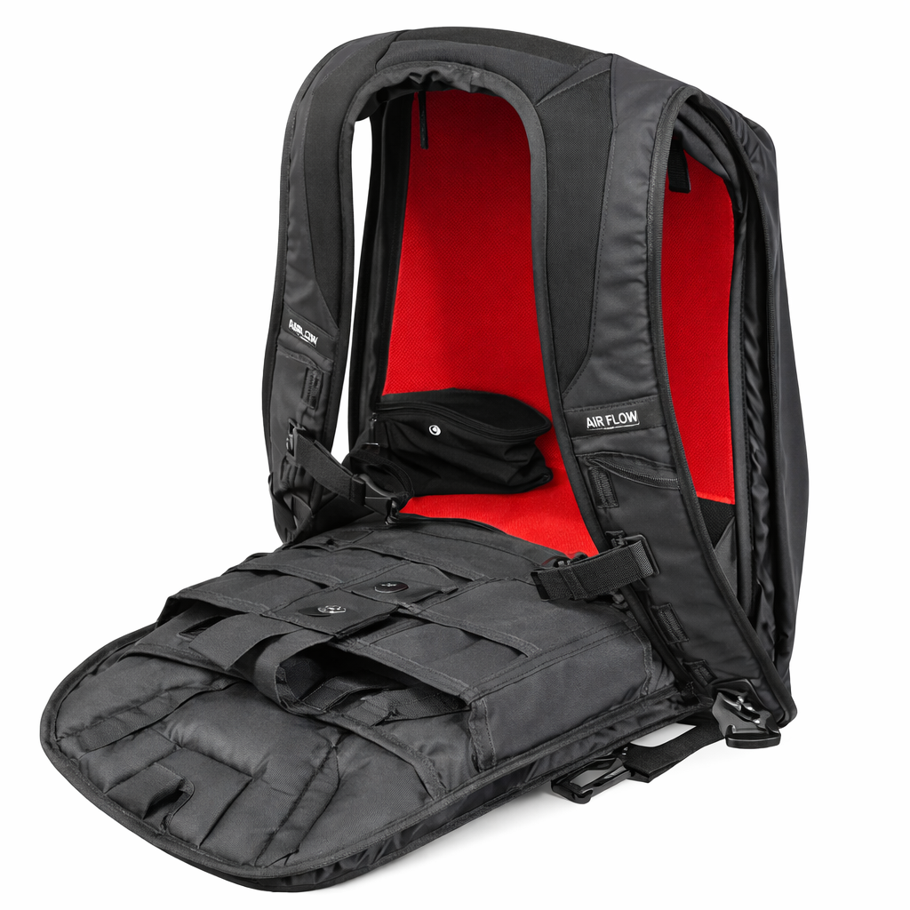 ApexShield™ Hard-Shell Motorcycle Backpack