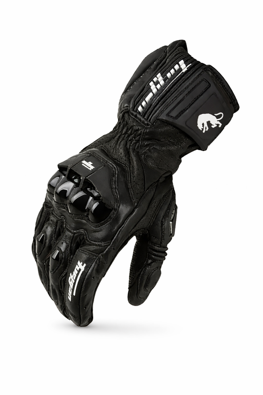 Motorcycle Riding Gloves – Long Cuff Protection
