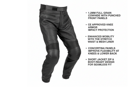 Apex Performance Motorcycle Pants with CE Armor Protection (NEW)